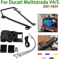 For Ducati Multistrada V4 S V4S MTS V4 2021 - 2024 2022 Motorcycle Accessories Mobile Phone Stand Support GPS Navigation Bracket