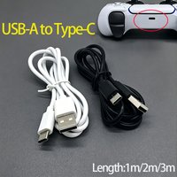 1PC USB-A to Type-C Charging Wire Replacement Accessory For PS5 Xbox Series X S Switch Pro NS Lite Gamepad Power Supply Cable