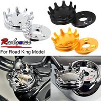 Motorcycle Fork Lock Crown shaped Cover For Harley 1994-2023 Road King Model image 4
