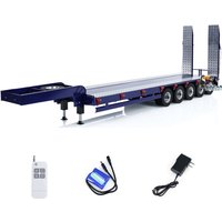 1/14 RC 5 Axles Metal Semi Trailer Electric Lifting Legs Side Lights for Toys Remote Control TAMIYAYA RC Tractor Truck Dumper