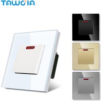 TAWOIA EU 20A 45A High Power Switch Wall Push Button Switch ON OFF Rocker Switch For Water Heater Light Air Conditioner Boiler