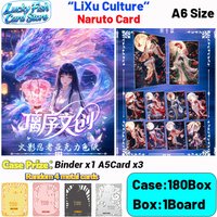Wholesale 2026 New Lixu Culture Naruto Goddess Waifu Card A6 Size Acrylic Board Color Paper Vol.1 Anime Hobby Gifts