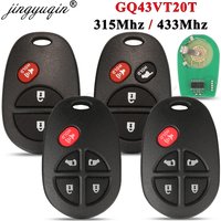 jingyuqin 315/433MHz GQ43VT20T Remote Car Key Fob for Toyota Sienna Tundra Sequoia Tacoma Camry Highlander Aurion 2004-2018