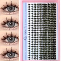 DIY Cluster Lashes 3D Natural And Anime-Style False Eyelashes Wispy Spiky Individual Eyelash Extensions