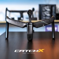 OG-EVKIN CATCH X T800 Carbon Road Handlebar 31.8mm Gravel Racing Bike Bar 340-420mm 125mm Drop 75mm Reach Matte UD Components