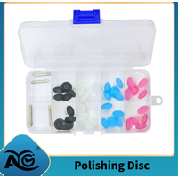 AG 40pcs Dental Polishing Stem discs Composite Finishing Disc + 4pcs Mandrel Disc Teeth Whitening Material Dentistry Polisher