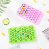 55 Grids Silicone Chocolate Mold Food Grade Small Love Heart Shape Cake Baking Mould Non-stick Candle Molds Fondant candy mold