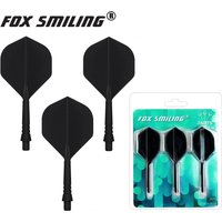 Fox Smiling 3pcs Dart Flight With Dart Shaft In-one 2BA Screw Durable Anti-fall Professional Dart Accessories TB Series