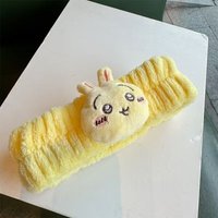 Cute Chiikawa Anime Hair Band Kawaii Hachiware Usagi Momonga Cartoon Elastic Headband For Skincare Makeup Spa Gift