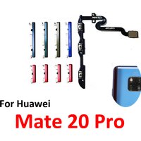 For Huawei Mate 20 Pro Phone New Power Volume Button On Off Up Down External Side Key Internal Flex Cable Repair Parts Black