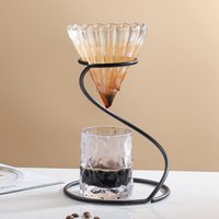 1pc Serpentine Coffee Metal Filter Frame Holder Reusable Coffee Dripper Stand Kitchen Coffeeware Coffee Filters