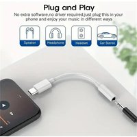 USB Type-C to 3.5mm Headphone Adapter digital chip For iPhone 15 16 Samsung Galaxy S22 S21 S20 universal USB C to aux cable