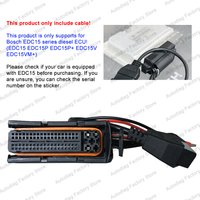 ECU Cable For ME7/EDC15/EDC15P/EDC15V/EDC15V Connector Adapter For KESS VCDS Programming Tool OBDII Adapter For VAG Bosch ECU