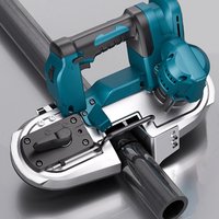 21V Portable Brushless Band Saw Cordless Cutting Machine Lithium Battery Handheld Metal Wood Cutting Tool Wireless Power Saw