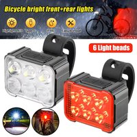 Bicycle Rear Lamp Night Ride Lamp Charging Strong Front Light Bicycle Headlight Taillight Mountain Bike Riding Bike Accessories
