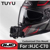 Do motocykli HJC C70 Dostosowany uchwyt podbródkowy do GoPro 13 12 11 10 9 Insta360 X4 X3 Ace pro DJI Action 3/4/5 Camera