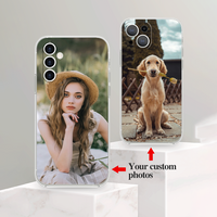 For Samsung Galaxy A04 A04E A04S A14 A24 A34 A54 A05 A05S A15 A25 A35 A55 4G 5G DIY Photo DIY Photo Clear Phone Case