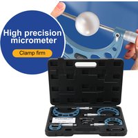4-teiliges Außenmikrometer-Set 0-25mm 25-50mm 50-75mm 75-100mm Präzisions-Hartmetall-Mikrometer-Set mit Standard-Ratsche
