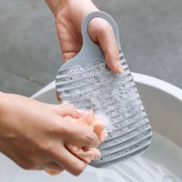 Mini Washboard Non Slip Laundry Travel Thicken Accessories Board Washing Children's Clothes Socks Cleaning Products Portable