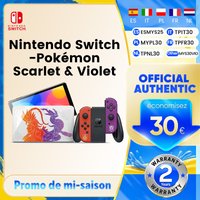 Nintendo Switch-console (OLED-model) Pokémon Karmesin & Purpur-editie 7-inch OLED-scherm Joy-Con-handgrepen GEEN spel inbegrepen