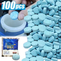 10/100Pcs Solid Cleaner Motorcycle Car Windscreen Cleaner Effervescent Tablet Glass Solid Cleaning Concentrated Tablet Detergent