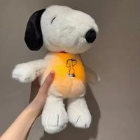 2026 hot Disney Lilo&Stitch Plush Doll Breath Child Peluche Soothes Toy Anime Baby Music Light Sleep Toys Pink Stitch Kid Gifts