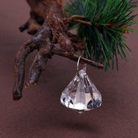 20pcs Acrylic Crystal Beads Fashion Drop Pendant Beads Transparent Portable Creative Elegant Exquisite for Bedroom Window Door