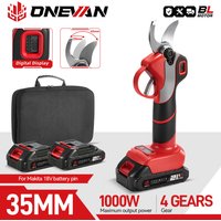 ONEVAN 30MM Bürstenlose elektrische Gartenschere, Astschere, Baumschere, Gartenwerkzeug für Makita 18V Akku