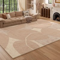 Cream Style Carpets for Living Room Thick Plush Lounge Floor Mat Large Area Bedroom Decor Anti-slip Carpet Fluffy Soft Study Rug