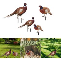 Pheasant Statue Easter Decor Gifts Ornaments for Pathway Lawn Yard Farm