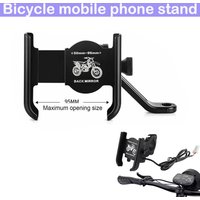 Universal High Quality Alloy Motorcycle Phone Holder 360 Degree Rotation Bicycle Mobile Stand for iPhone Xiaomi Huawei