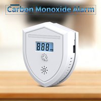 Portable Carbon Monoxide Detectors Battery Powered Smoke and Carbon Monoxide Detector Alarm LCD Display CO Sensor for Home Depot