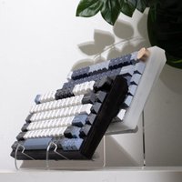 Mechanical Keyboard Display Holder Desktop Transparent Keyboard Storage Rack Computer Keyboard Storage Stable Support Stand