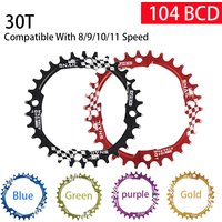 SNAIL 104BCD 30T Round Narrow Wide Chainring MTB Crankset Plate Mountain bicycle Tooth Plate bike parts BCD104 Chain Wheel