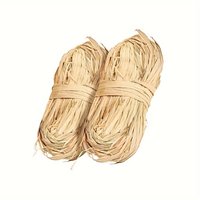100g Natural Raffia Ribbon,Raffia Straw for Florist Bouquest Decoration Crafts Ribbon fo Christmas Gift Birthday Wrap Ribbon.