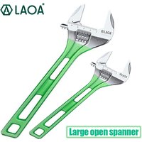 LAOA Large Open Adjustable Spanner Light Weight Wrench Tools Household Maintenance Tool "