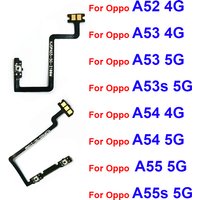 Volume Power Flex Cable For Oppo A52 A53 A53s A54 A55 A55S 4G 5G Power Voulme Side Keys Buttons Switch Flex Cable Parts