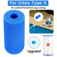 Swimming Pool Evolver Sponge Cartridge Reusable Washable Biofoam Cleaner Water Bag Concentric Cylindrical Filter Sponge Parts