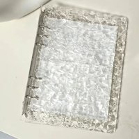 A5/A8 Photocards Holder Transparent Water Ripple Card Booklet DIY Detachable Loose-leaf Binder Photo Album