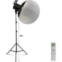 GSYXERGILES LED-Fülllicht, 135 W, Studio-Videoleuchte, 3000 K–5600 K, Bowens-Halterung für Produktporträts, Hochzeiten, Live-Streaming