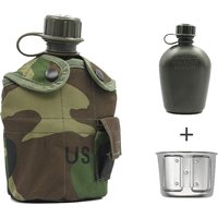 AliExpress NONE 1L Large Capacity Military Canteen Bottle Camping Hiking Cycling Backpacking Survival Outdoor Water Bottle Kettle Sports Bottles