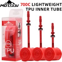 MOTSUV 700Cx23-32C TPU Road Bike Inner Tube 28Inch Ultra Light Presta Valve Tube High Performance Lightweight Cycling Inner Tube