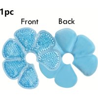 1 piece colorful ice-sensation nursing pads, reusable double-sided, soft and fit the breasts comfortably for wear