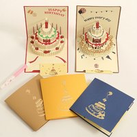 Birthday Greeting Cards 3D Pop Up Gift Card Gift Cards with Envelope Wedding Decorations for Tables