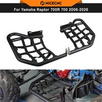1Pair NICECNC For Yamaha Raptor 700 2006-2026 ATV Nerf Bars Rest Pegs Side Step Bars Raptor 700R Mounting Hardware Kit Prot