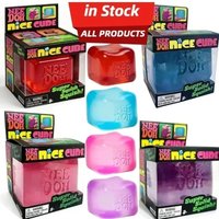 &&13 style Squishy Schylling Needoh Nice Cube Sensory Toy Anti-Stress Stress Relief Jigsaw Pressure Relief Souvenir for Kids 말랑이
