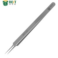 1Pcs Präzision Feinen Spitzen Pinzette Professionelle Edelstahl Pinzette für Micro Löten Handy BGA SMD Reparatur Werkzeuge