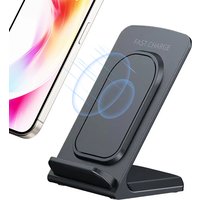 Wireless Charger Stand Desktop Phone Holder For iPhone 17~12 Samsung S25 S24 Xiaomi Fast Charging Station Smartphone Charge Dock
