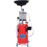 KOTUMY Pneumatic Oil Drain Collector, Air Driven Waste Oil Recovery Extractor Machine for Vehicle Oil Change Maintenance Shop Us