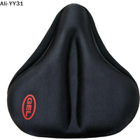 【Re2】Increase and widen bicycle silicone cushion cover thickened mountain electric vehicle seat bicycle saddle cover